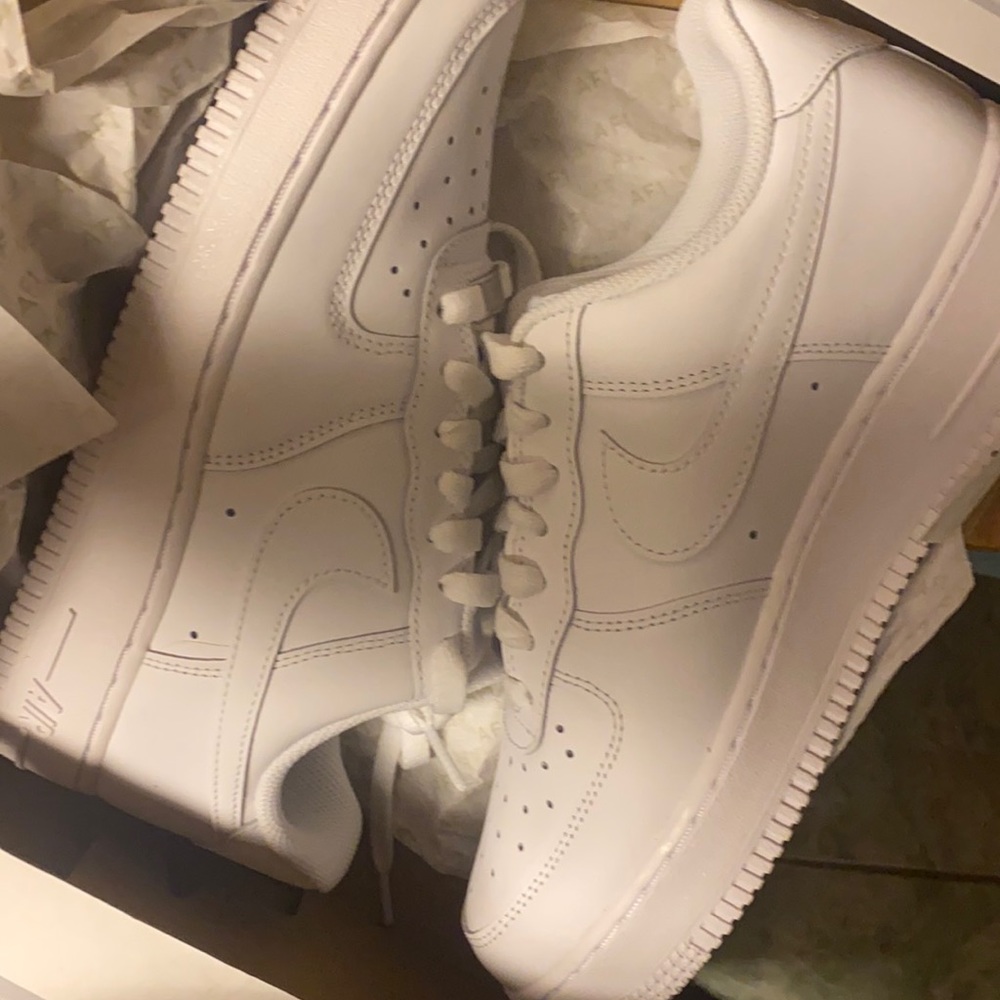 Brand new Air Force ones white